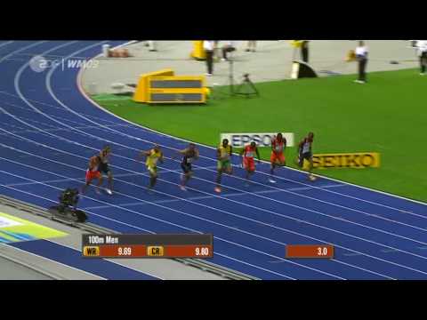 世界上最快的男人 Usain Bolt 9.58 100m New World Record Berlin